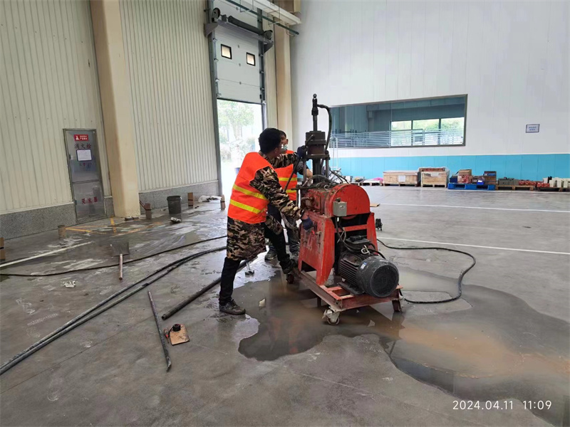 肥乡厂房地面下沉塌陷注浆加固施工